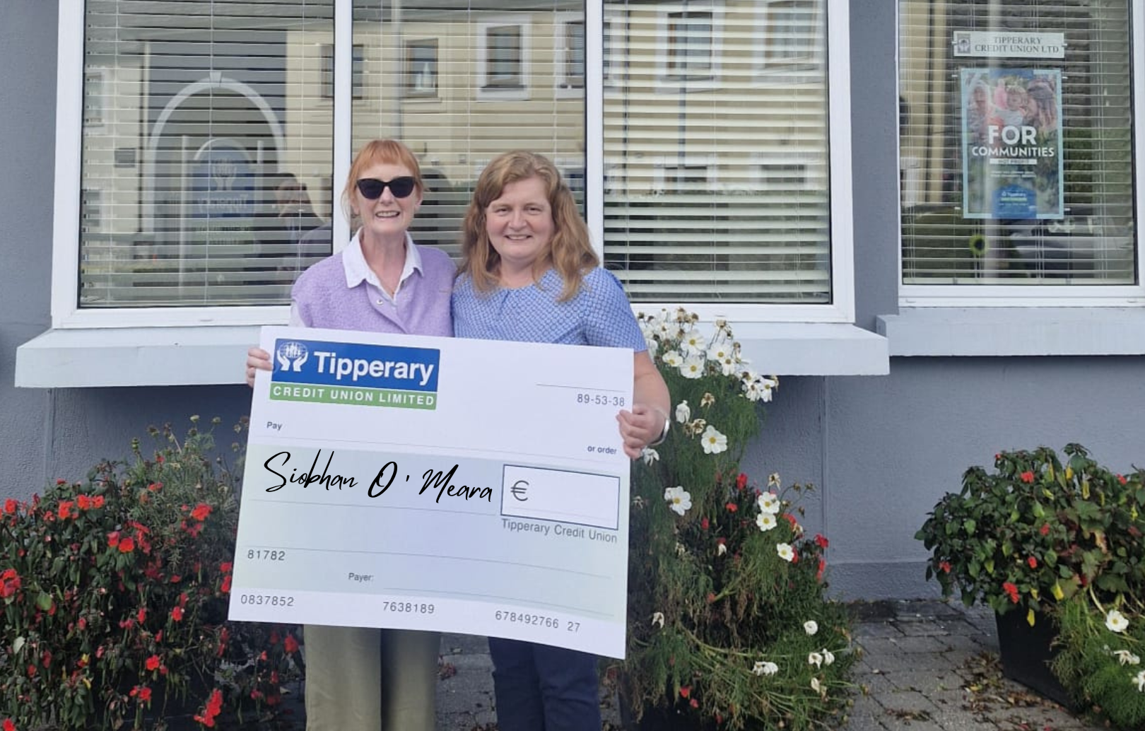 August Car Cash Draw Winner - Siobhan O Meara